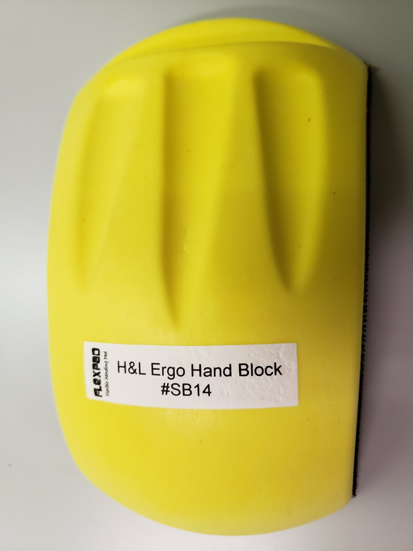 6" Yellow Hand Block