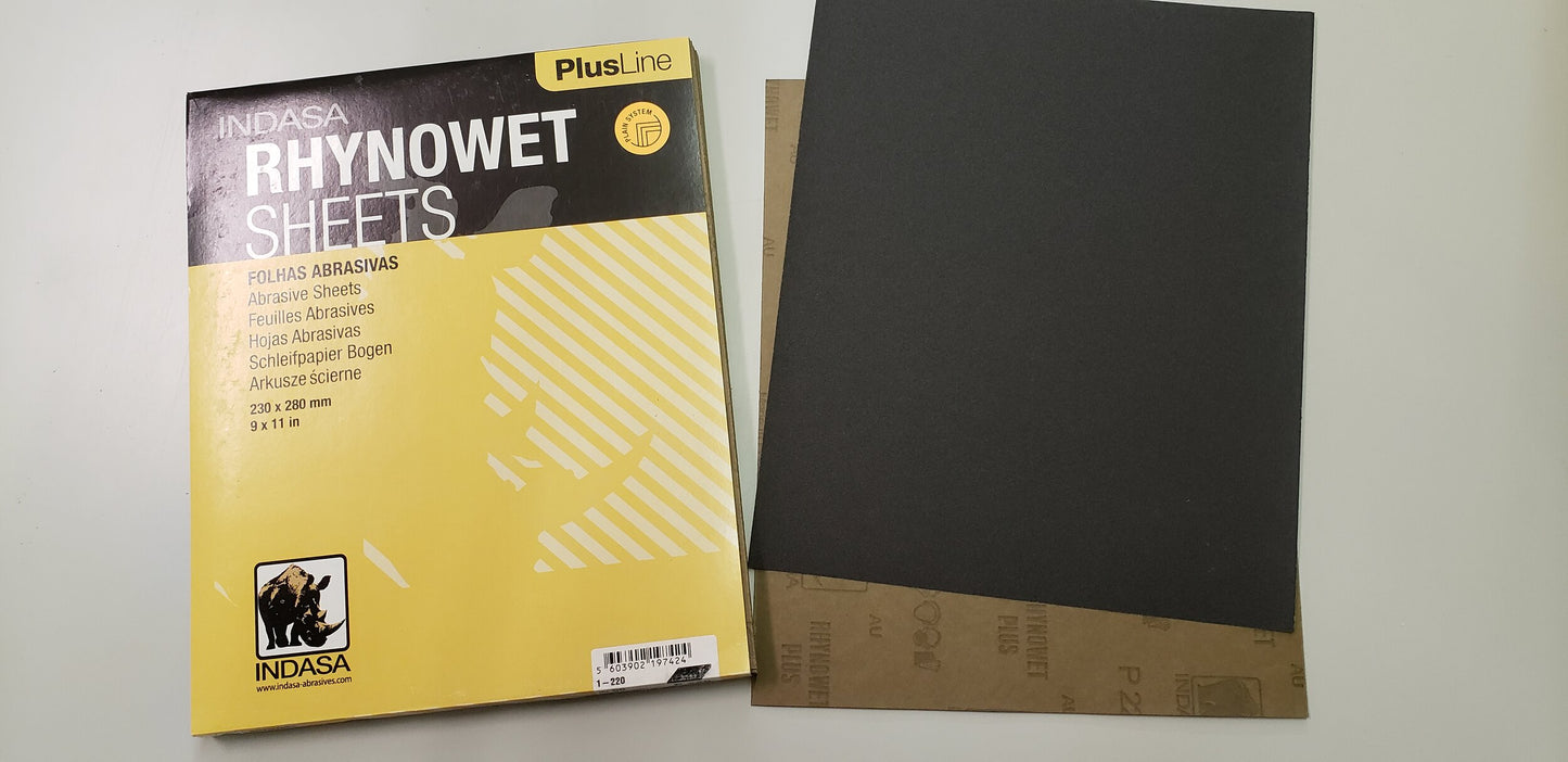 9X11 RHYNOWET Plus Line Wet Sanding Sheets