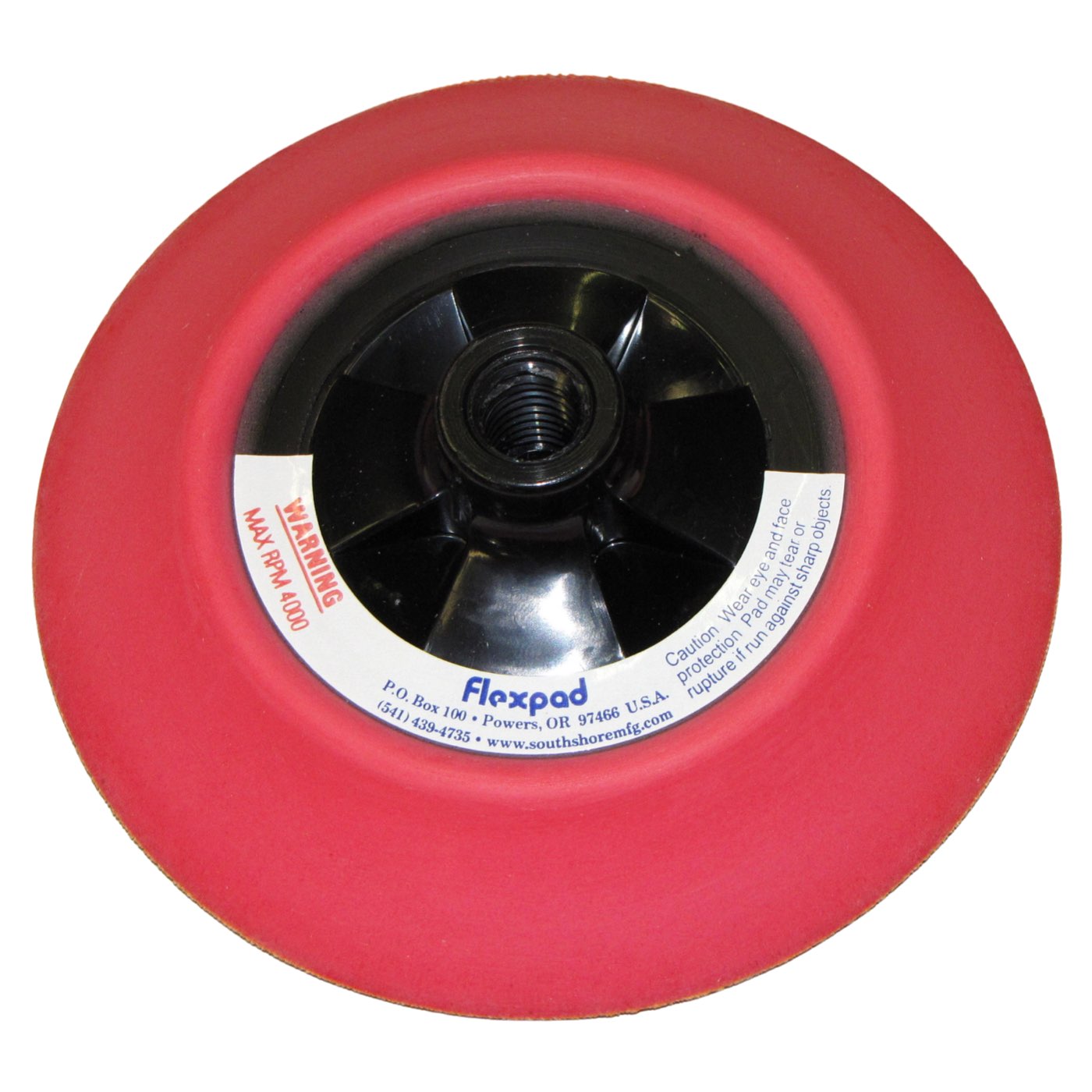 6 Inch Red Medium Flexpad
