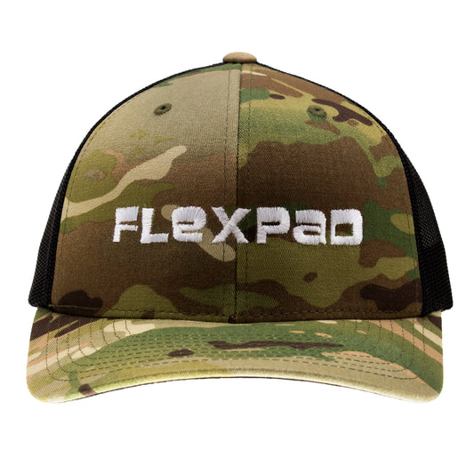 Flexpad Camo/Black Trucker Hat