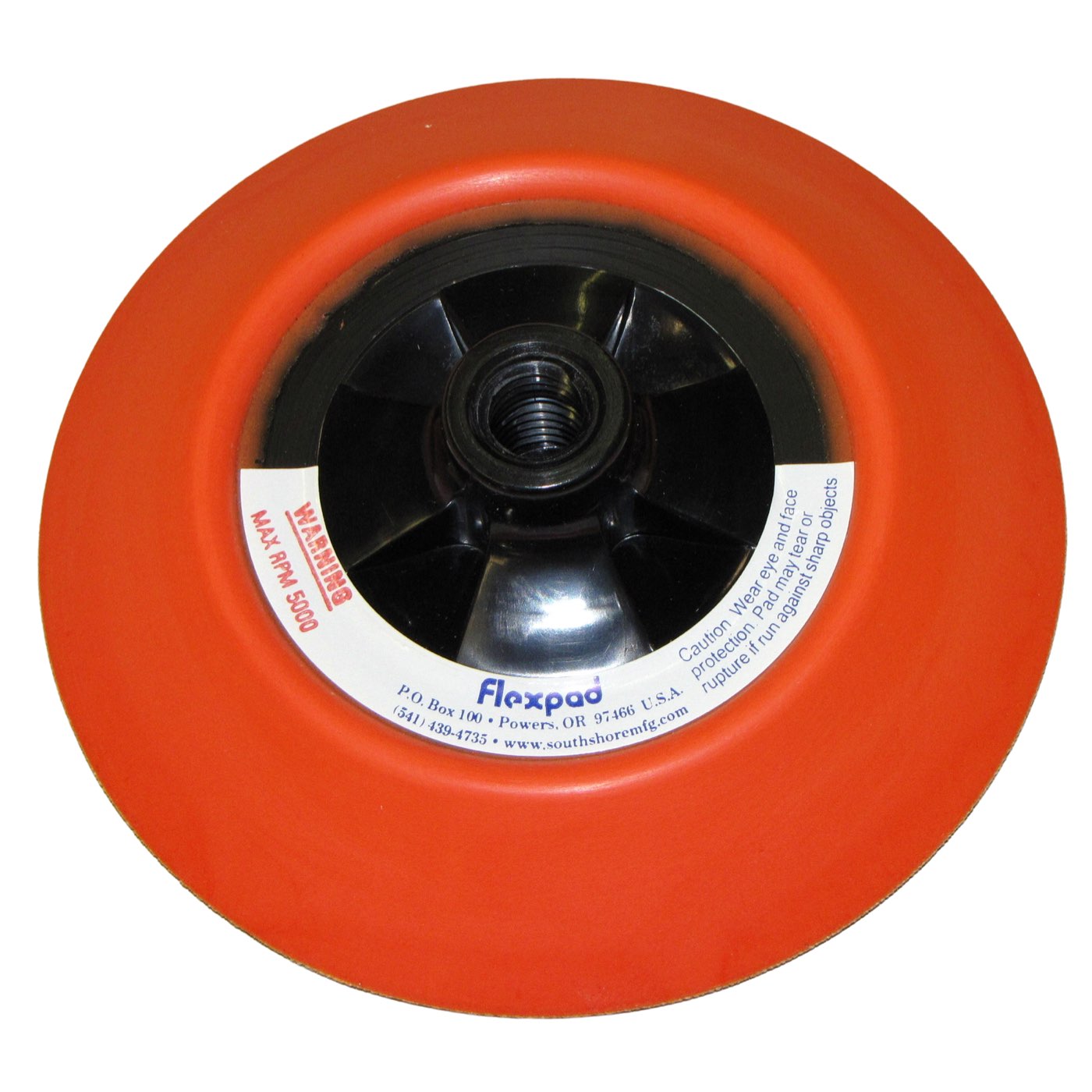 6 Inch Orange Hard Flexpad